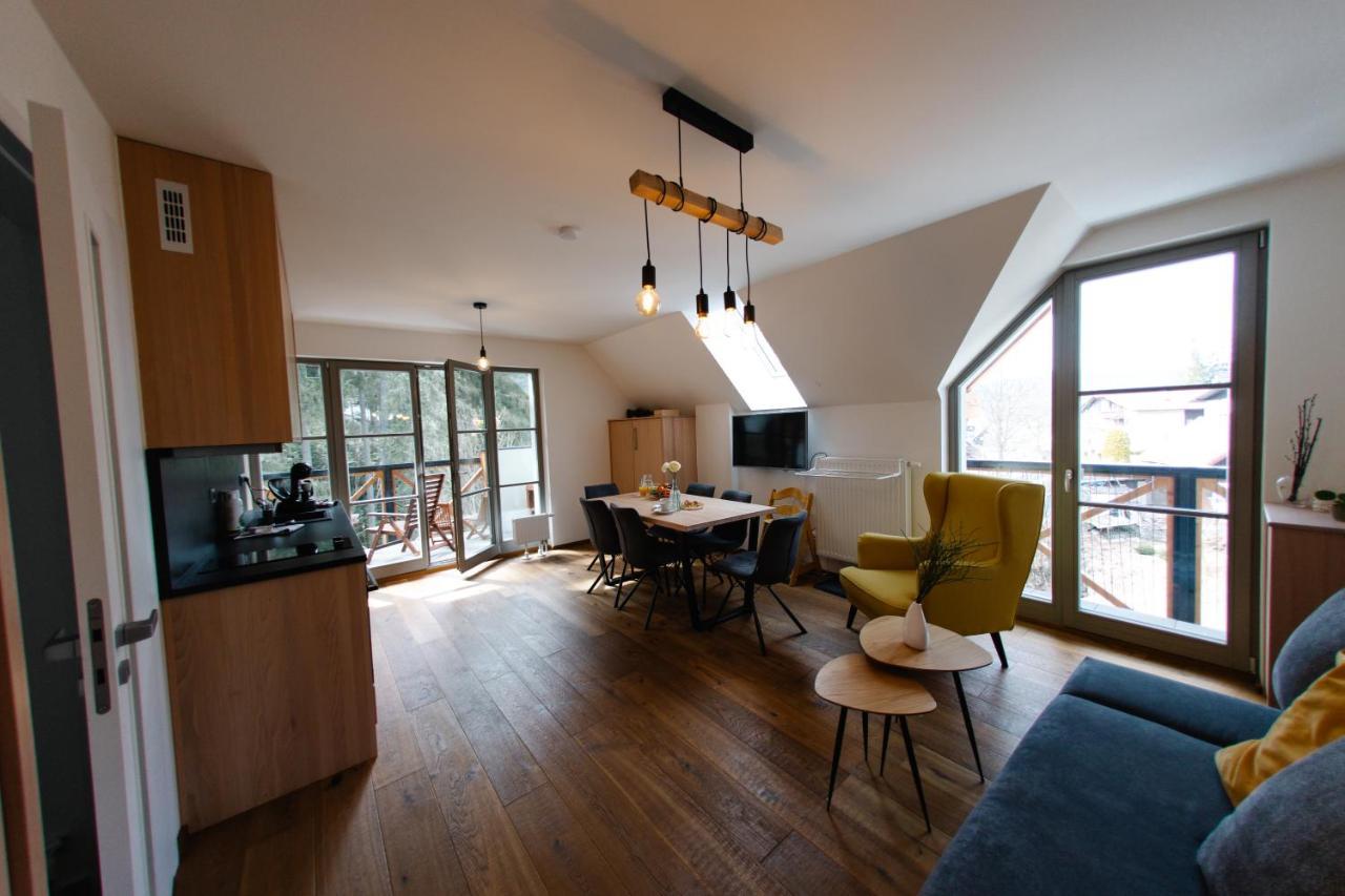 Luxusni Horsky Apartman V Centru Harrachova Экстерьер фото